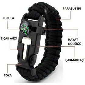 Resim Çok Amaçlı Hayatta Kalma Bilekliği-9040822311725 