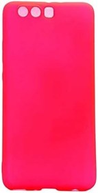 Resim Aksesuarcim Huawei P10 Lite ile Uyumlu Kılıfı Silikon Pastel Renkli Mat Esnek İnce Kapak Prem Pembe 
