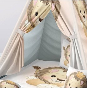 Resim instababyrooms Çocuk Oyun Çadırı Aslan Dijital Baskılı 