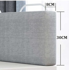 Resim RevuBaby Yatak Bariyeri Bebek Ve Çocuk Korkuluğu Güvenlik Bariyer 50 CM Gri 