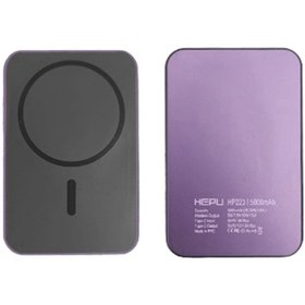 Resim HEPU HP-223 5000 mAh PD20W Magsafe 15W Kablosuz Powerbank 