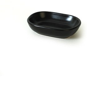 Resim Keramika Mat Siyah Noyan Çerezlik 11 Cm 6 Adet 956 