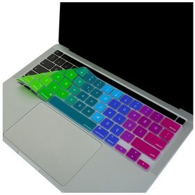 Resim Macbook Pro Klavye Koruyucu 13inç M1-m2 Us To Tr Dazzle A2338 A2289 A2251 A2141 İle Uyumlu Pembe Yeşil 