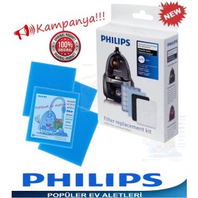 Resim Philips Uyumlu Fc 9323/07 Hepa Filtre Seti (431257053) 