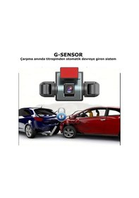 Resim Araç İçi Fullhd 4 Kameralı 9720 170 Derece Açılı Yol Takip, İç Mekan Ve Arka Kamera Kayıt 