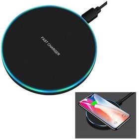 Resim Butu Gy-68 Ultra İnce Metal Kablosuz Hızlı Şarj Cihazı Siyah 