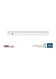 Resim Hatas 0143 Mercekli Plastik Cetvel 30 CM Şeffaf 