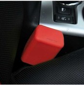 Resim Wholesale00 Güvenli Kauçuk Araba Emniyet Kemeri Klips Kilidi Koruyucu Kapak Kırmızı 