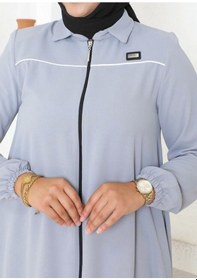 Resim Arma Ve Biye Detaylı Ara Boy Kap - Gri / K0103 Gri 
