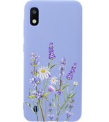 Resim mooodcase Samsung A10 Lavender Premium Silikonlu Lila Telefon Kılıfı 