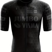 Resim JUMBO VISMA Spor Giyim Dağ Bisikleti Forması Erkek MTB Takım Yarış Üstü Kısa Kollu Bisikletçilik Yazlık Bisiklet Kıyafeti 