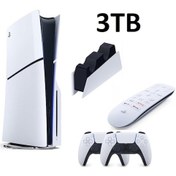 Resim Playstation 5 Slim CD Edition 3 TB + 2 DualSense Kol +Media Kumanda + Sarj istasyonu 3TB PS5 (İthalatçı Garantili) 