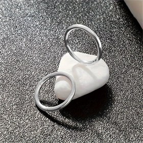 Resim Kadınlar için 2 adet 14G 16G 18G 20G 316L Cerrahi Çelik Burun Halkaları - Menteşeli CZ Conch Septum & Kıkırdak Piercing Takısı, Basit Minimalist Tasarım, 6mm-16mm Boyutları, Günlük ve Parti Kullanımı, Çok Yönlü Takı, Minimalist Takı, Parlak Yüzey 