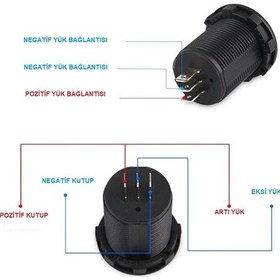 Resim Bfy Voltmetre / Ampermetre Soketi 