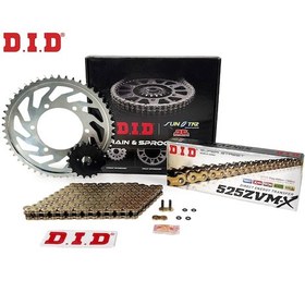 Resim Dıd Zincir Dişli Seti Yamaha Xsr 900 900 Cc 2016-2020 / Zincir : Dıd-525zvm-x Gold -110 / Dişli: Sunstar 16t-45t 