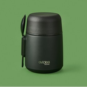 Resim Evidea Kitchen Yemek Termosu - Siyah - 500 ml 