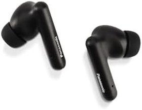 Resim Panasonic RZ-B110WDE-K Kablosuz Kulaklık, Bluetooth 5.3, Entegre Mikrofonlu, XBS, 26 Saate Kadar Pil Ömrü, Şarj Kılıflı, Siyah 