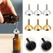 Resim 1/2/4 adet Özel Metal Küçük Kavanoz Parfüm ve Esansiyel Yağ için, Çeşitli Sıvıları Kolayca Dağıtmak ve Doldurmak İçin Kullanılabilir, Özel Sıvı Kullanımı İçin Araç 