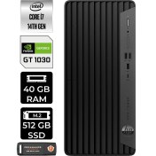 Resim Hp Pro Tower 400 G9 Intel Core I7 14700 40GB 512GB SSD GT1030/4GB W11P Masaüstü Bilgisayar & Per4 USB Bellek 5V5M2ESPN402 