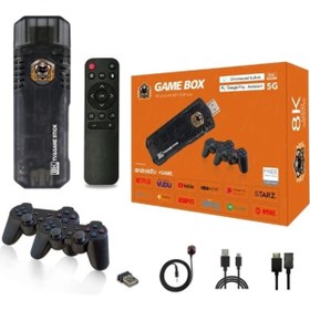 Resim GameBoss game box atari oyun konsolu tv baglanma google disney netflix 
