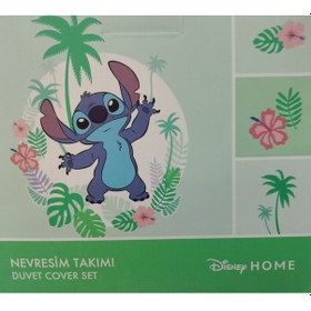 Resim Özdilek Tek Kişilik %100 Pamuk Nevresim Tak. Mint Stitch Summer 