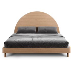 Resim Surya Bed Frame - Oak / 140x200 