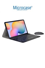 Resim Microcase Samsung Galaxy Tab S6 Lite P610 10.4 Inch Bluetooth Klavye Ve Mouse Standlı Kılıf 