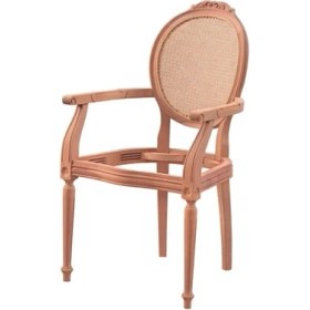 Resim Bendegan Hasırlı Oymalı Tornalı Berjer 