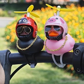 Resim Rüzgar Değirmeni Ekipmanlı Çıtırtı Kuşu - Motosiklet ve Bisiklet Direksiyonları İçin Mükemmel, Harika Bir Hediye Seçeneği. 