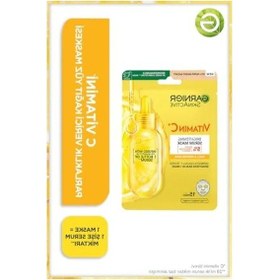 Resim C Vitamini İçeren Parlaklık Verici Kağıt Yüz Maskesi 