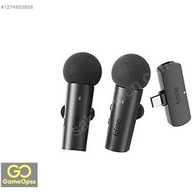 Resim Fifine M8 - Kablosuz Yaka Mikrofonu - Bluetooth - Game Opss 