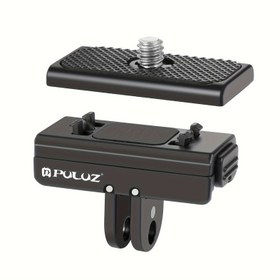 Resim Insta360 Ace / Ace Pro / X4 için PULUZ Manyetik Hızlı Çıkarma Taban Montajı (Siyah) 