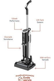 Resim Grundig Premium X Islak & Kuru Dik Şarjlı Süpürge 