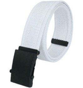 Resim Livze Unisex Siyah Tokalı Kolon Kemeri 4cm Beyaz Beyaz 