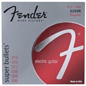 Resim Fender Super Bullets 3250R 10-46 Elektro Gitar Teli 