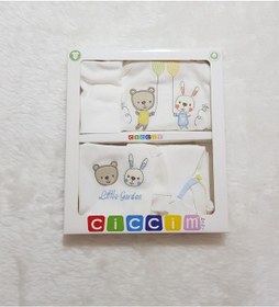 Resim Ciccim Bebe Hastane Çıkışı 5 Li Takım Çok Renkli 