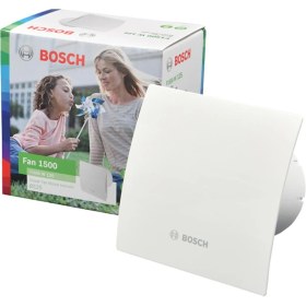 Resim Bosch 1500 DH W 125 Duvar Tipi Aksiyal Banyo Fanı Nem Sensörlü Zaman Ayarlı 125 mm 