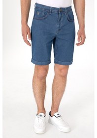 Resim U.s. Polo Assn. Erkek Mavi Şort Jean 50304349-dn0022 Mavi 