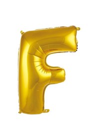 Resim 34" Folyo Harf 76cm "f" Gold / Altın Altın 