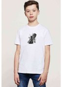 Resim Tanya Anor Part2 The Last Of Baskılı Unisex Çocuk Beyaz T-Shirt 