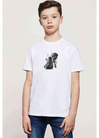 Resim Tanya Anor Part2 The Last Of Baskılı Unisex Çocuk Beyaz T-Shirt 