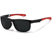 Resim Moda Erkek Polarize Güneş Gözlüğü Açık Spor Sürüş Yürüyüş Koşu Kare Gözlük 2 Altın 