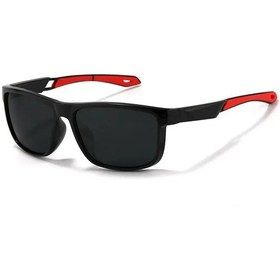 Resim Moda Erkek Polarize Güneş Gözlüğü Açık Spor Sürüş Yürüyüş Koşu Kare Gözlük 2 Altın 