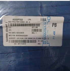 Resim B32653a4225j501 2.2mf 200v 22,5mm Polyester Kondansatör 10 Adet 