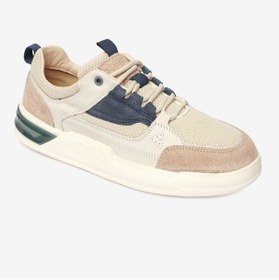Resim Greyder Erkek Beyaz Açık Vizon Hakiki Deri Sneaker Ayakkabı 4Y1SA17481 