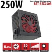 Resim Powerboost 250W BST-ATX250R 12CM Fanlı Power Supply 