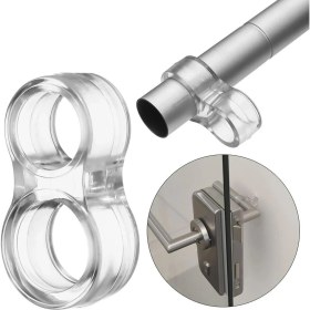 Resim Badem10 Şeffaf Silikon Kapı Pencere Kolu Stoperi Kapı Tamponu (1 Adet) 