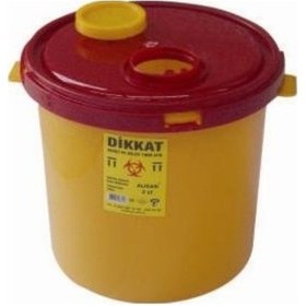 Resim Tıbbi Atık Kutusu Keskin Atık Kovası 5 L 