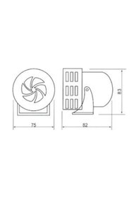 Resim Motorlu Siren 220V Kırmızı 