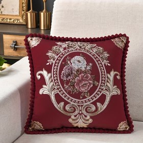 Resim 1 adet yastık kılıfı, iç dolgu dahil değildir, ön yüz saten kumaş, arka taraf yumuşak kadife malzeme, kanepe, yatak odası, araç, oturma odası dekorasyonu için uygun, ev partisi hediyesi, 50.04cm*50.04cm 